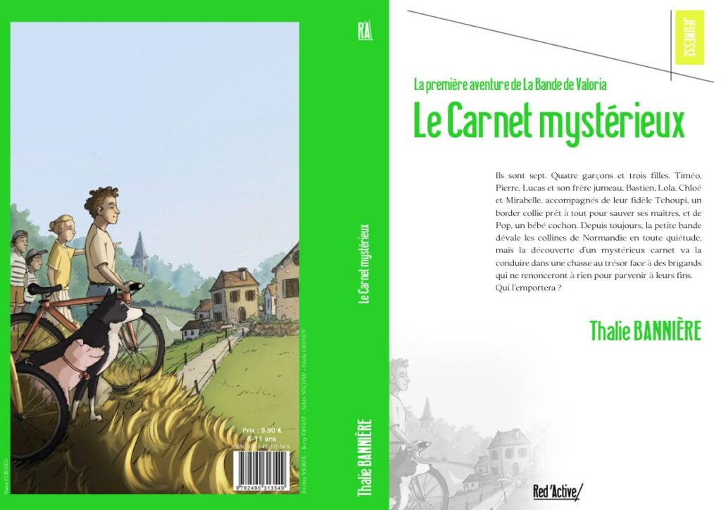 Couverture du livre La bande de Valoria, Le carnet mystérieux de Thalie Bannière