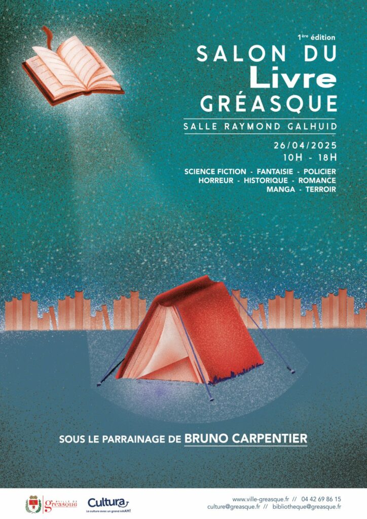 Information sur le salon du livre de Gréasque